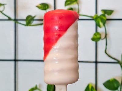 Mini paleta de frutilla