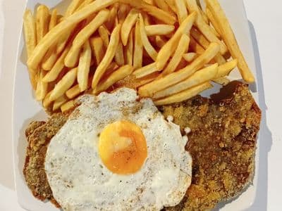 Milanesa a caballo