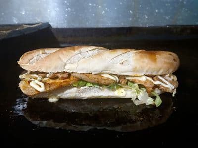 Lomo gigante bondiola + fritas