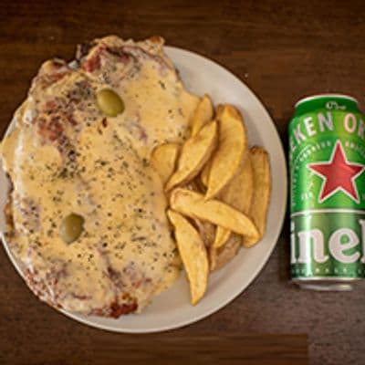 Mila napoli con papas+gaseosa