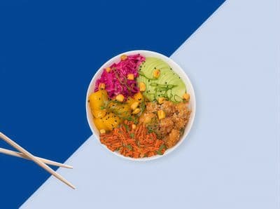 Entrada poke langos crispy