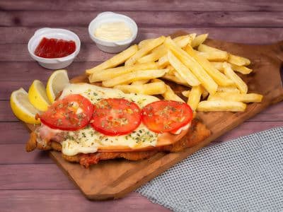 Milanesa a la napolitana