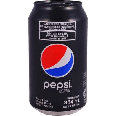 Gaseosa Pepsi Black 354 ml