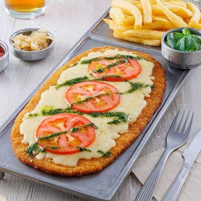 Milanesa caprese