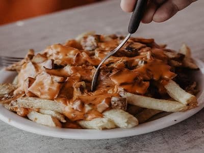 Papas Cheddar y Panceta