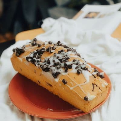 Budin con chips de chocolate