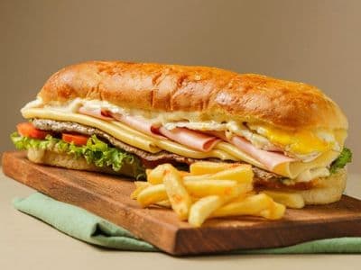 Nino lomo completo + papas