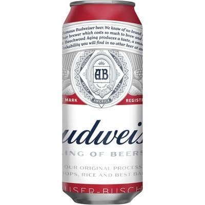 Cerveza Budweiser Lata 710 ml