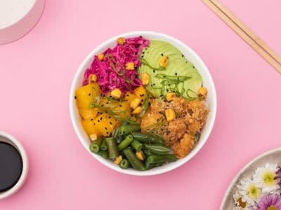 Poke BOWL Langos Crispy