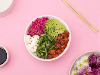 Poke BOWL Salmon Phila