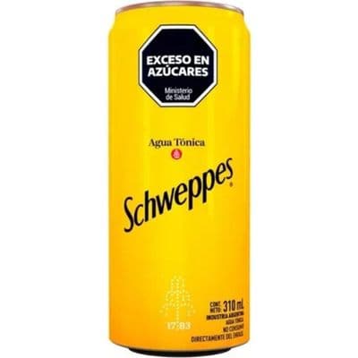 Gaseosa Schweppes tónica lata 310 ml